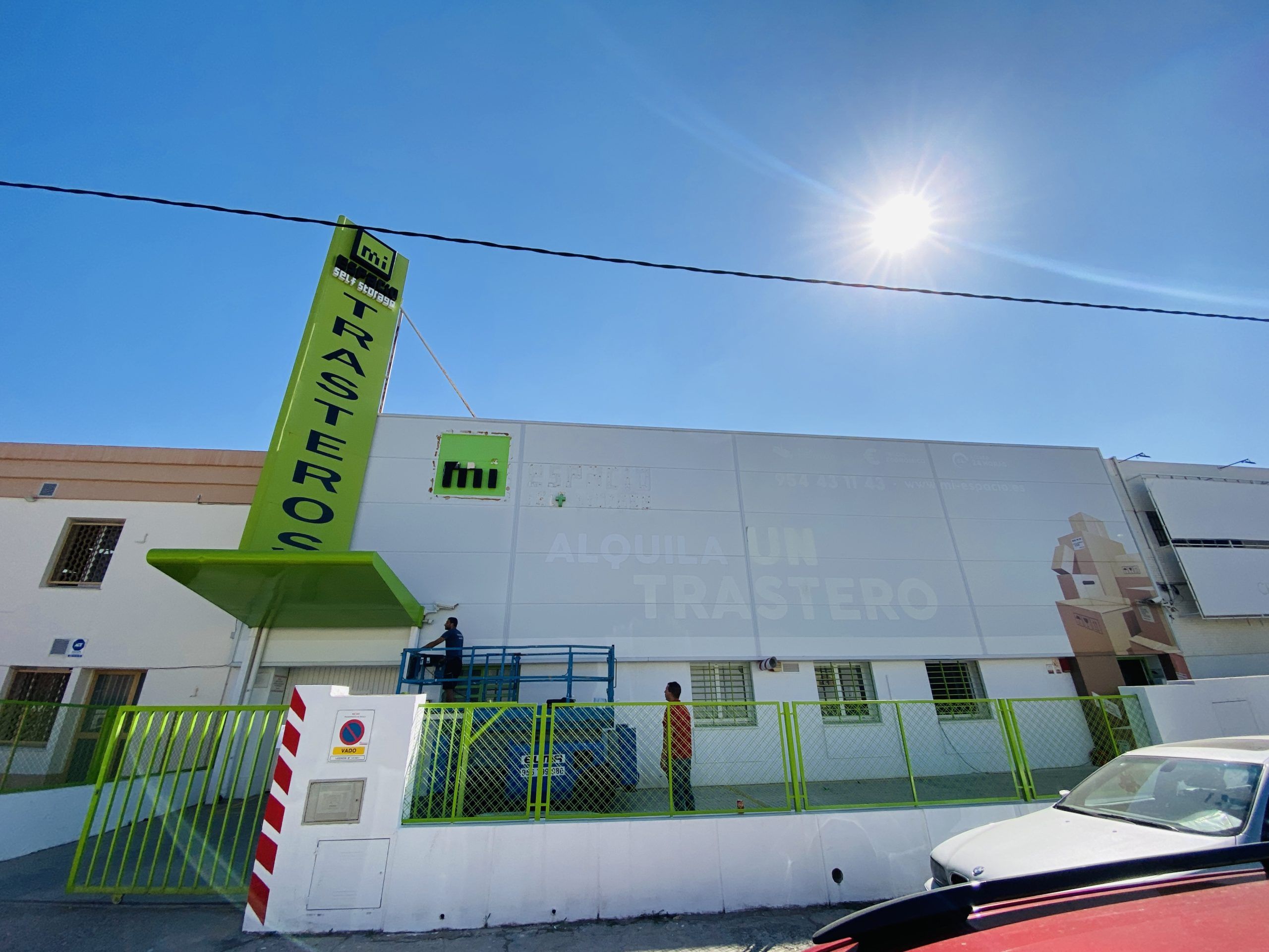 Rótulo Corpóreo para Trasteros Mi Espacio