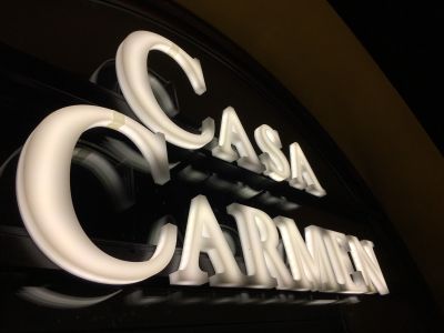 Rótulos Corpóreos Restaurante Casa Carmen