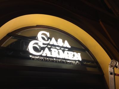 Rótulos Corpóreos Restaurante Casa Carmen